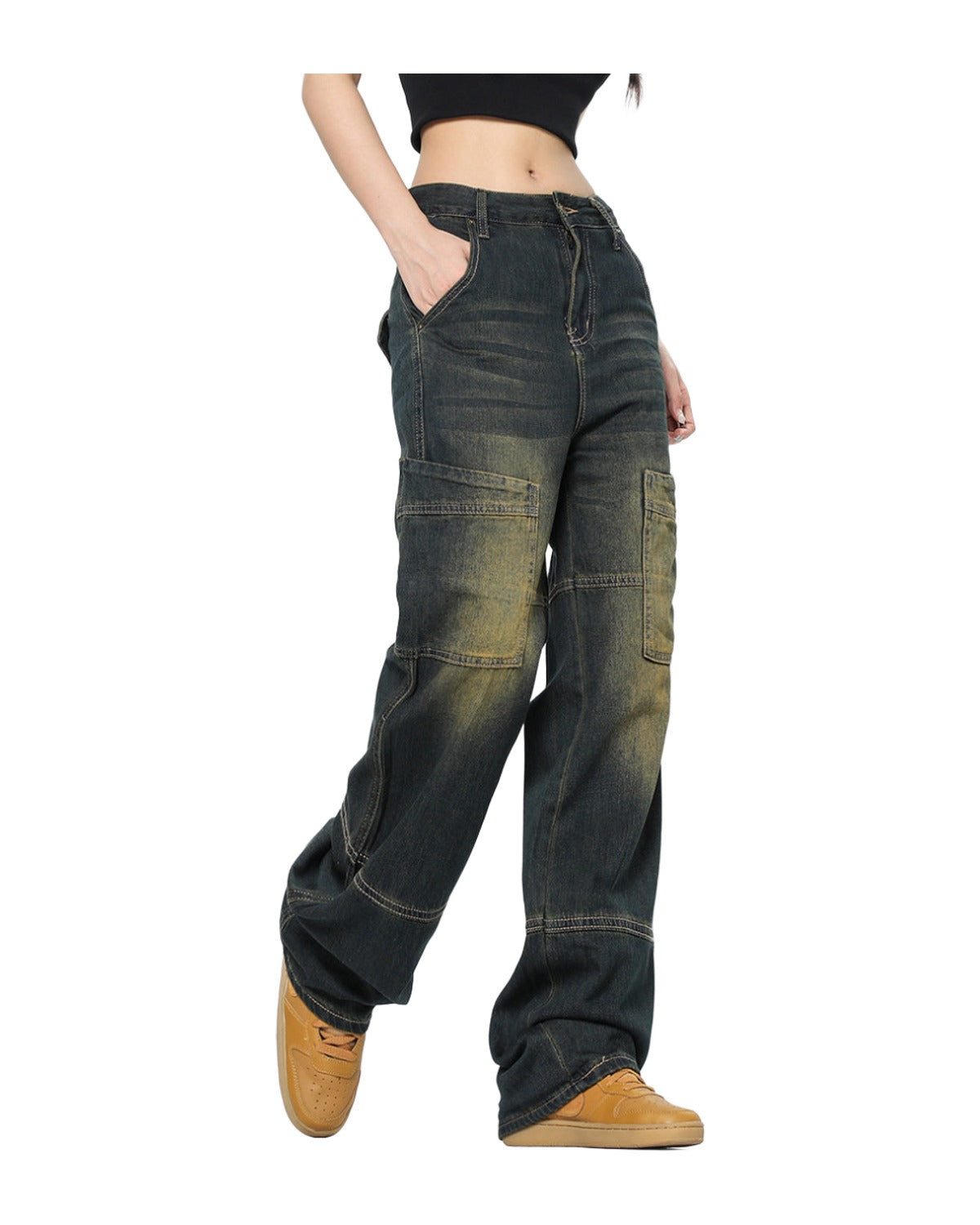 American Retro Jeans Brand Wide Leg photo 2