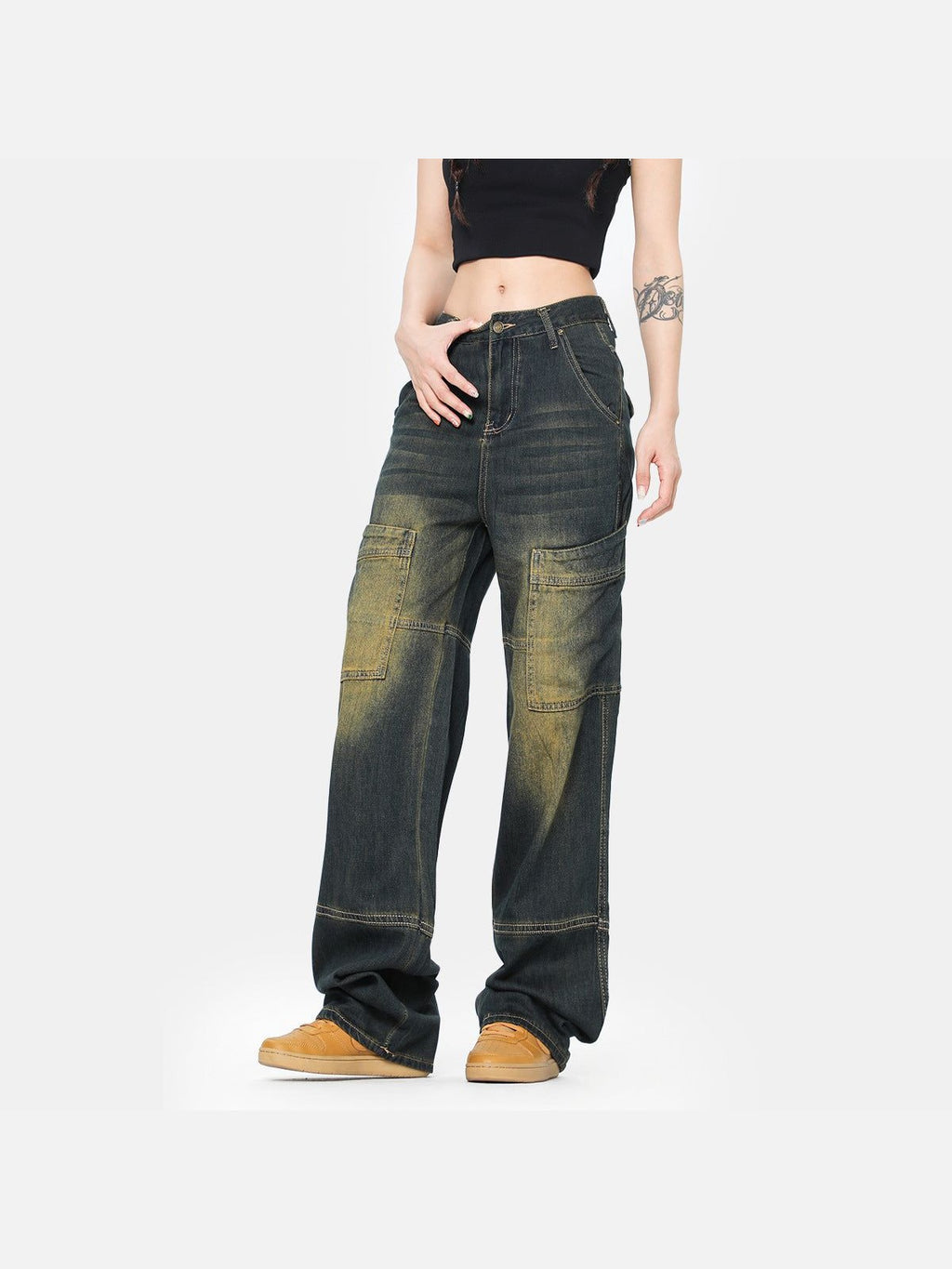 American Retro Jeans Brand Wide Leg