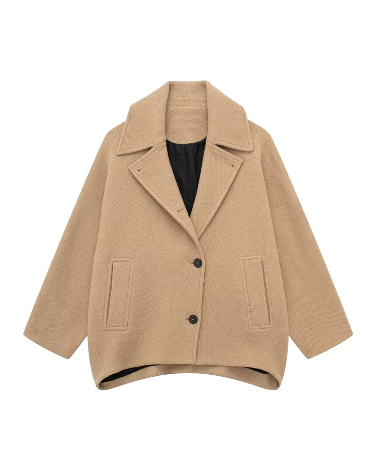 Autumn Wool Blended Short Coat photo 5