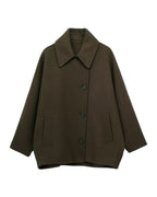 Autumn Wool Blended Short Coat photo 6