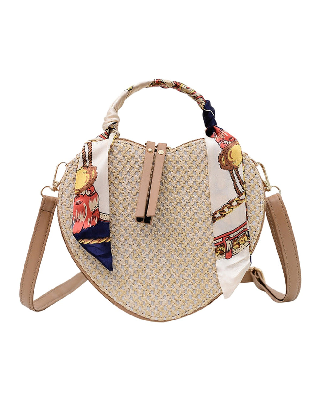 Straw Silk Scarf Spring Simple Shoulder Messenger Phone Bag photo 3