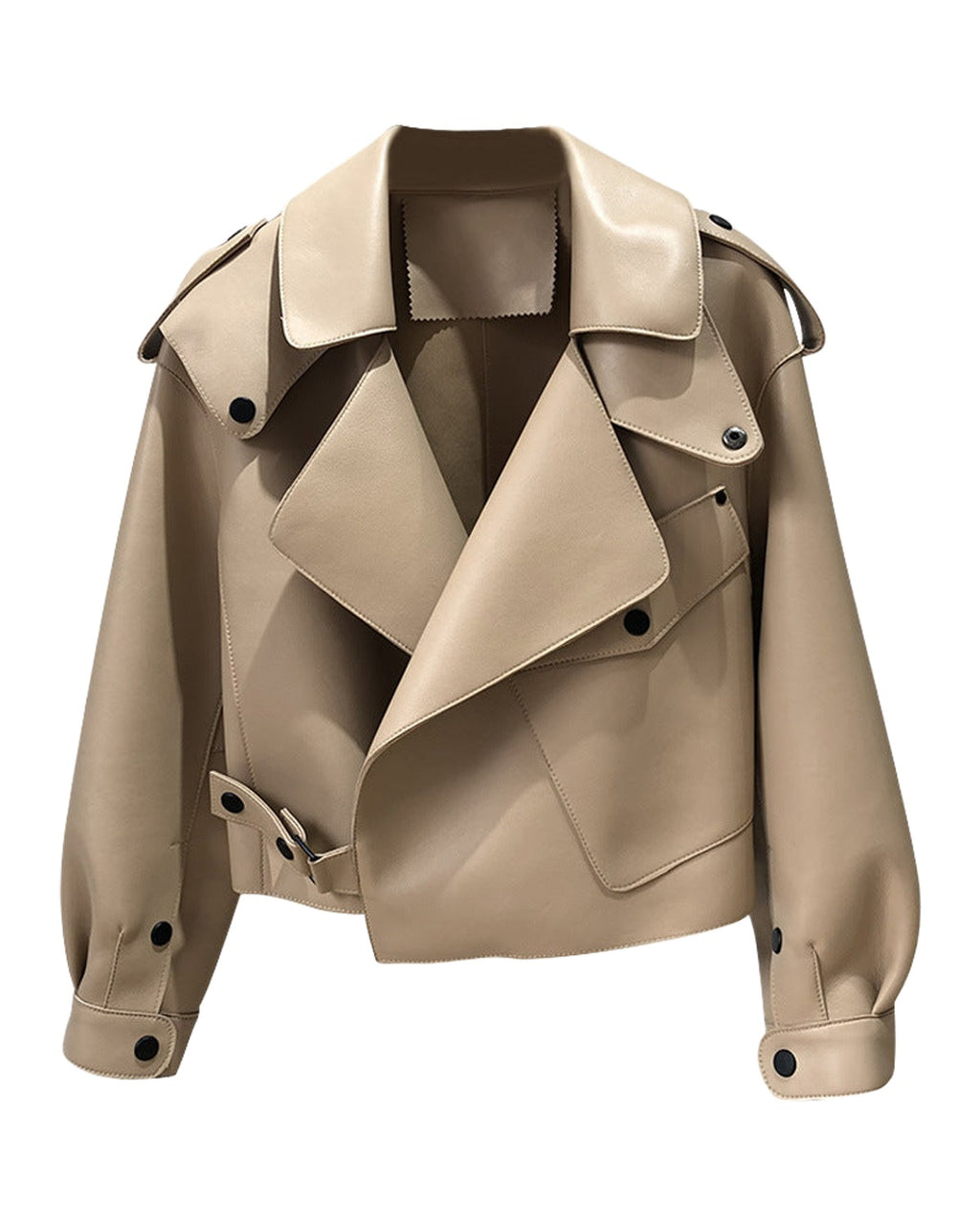 Genuine Leather Clothes Coat photo 1