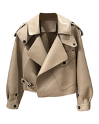 Genuine Leather Clothes Coat photo 1