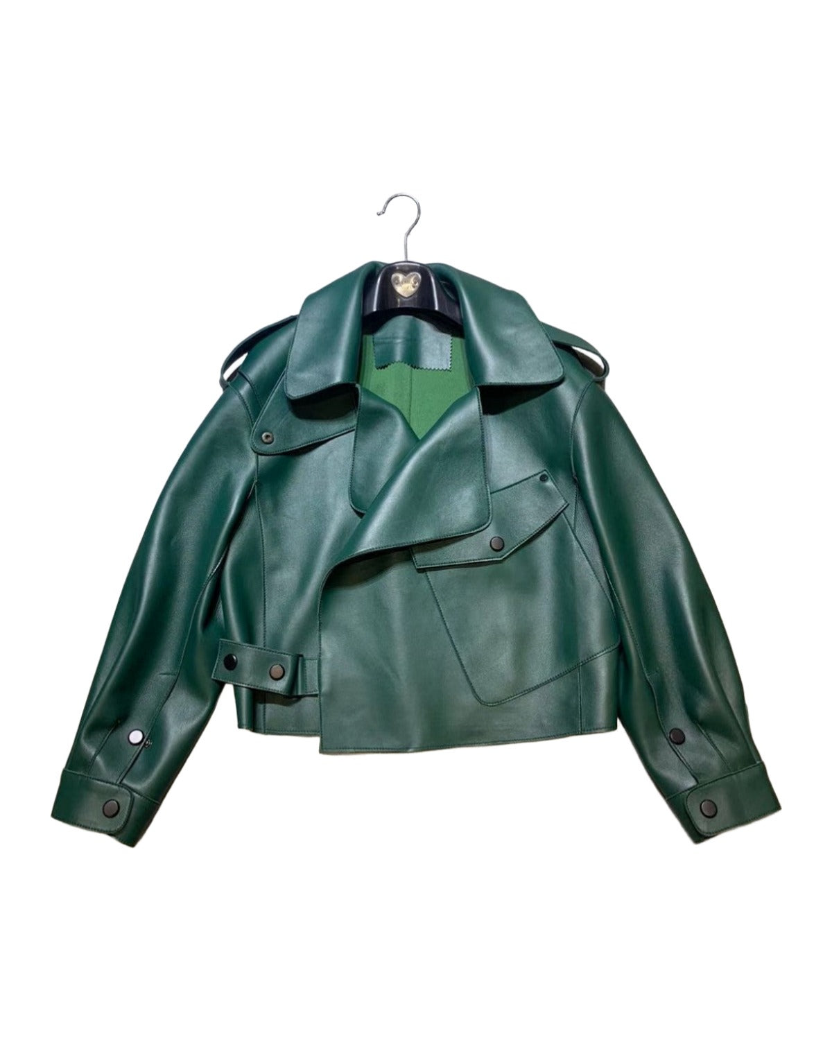 Genuine Leather Clothes Coat photo 3