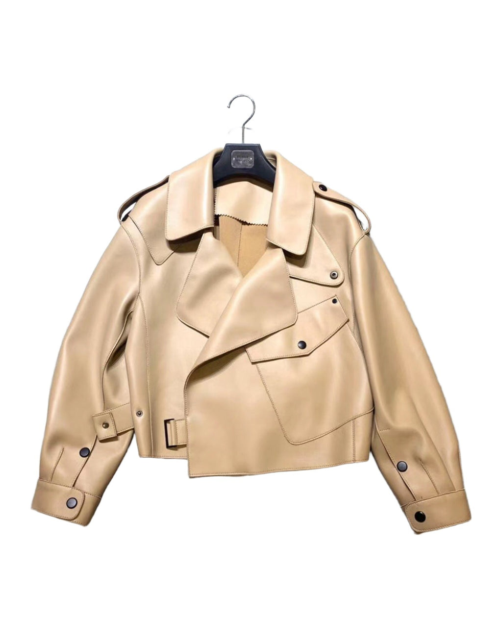 Genuine Leather Clothes Coat photo 4
