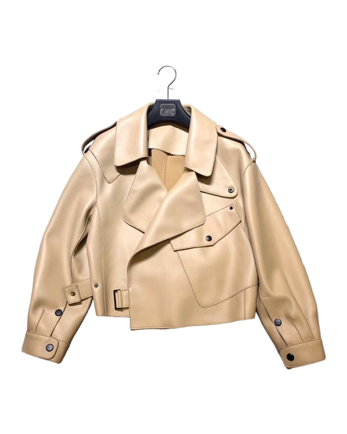Genuine Leather Clothes Coat photo 4