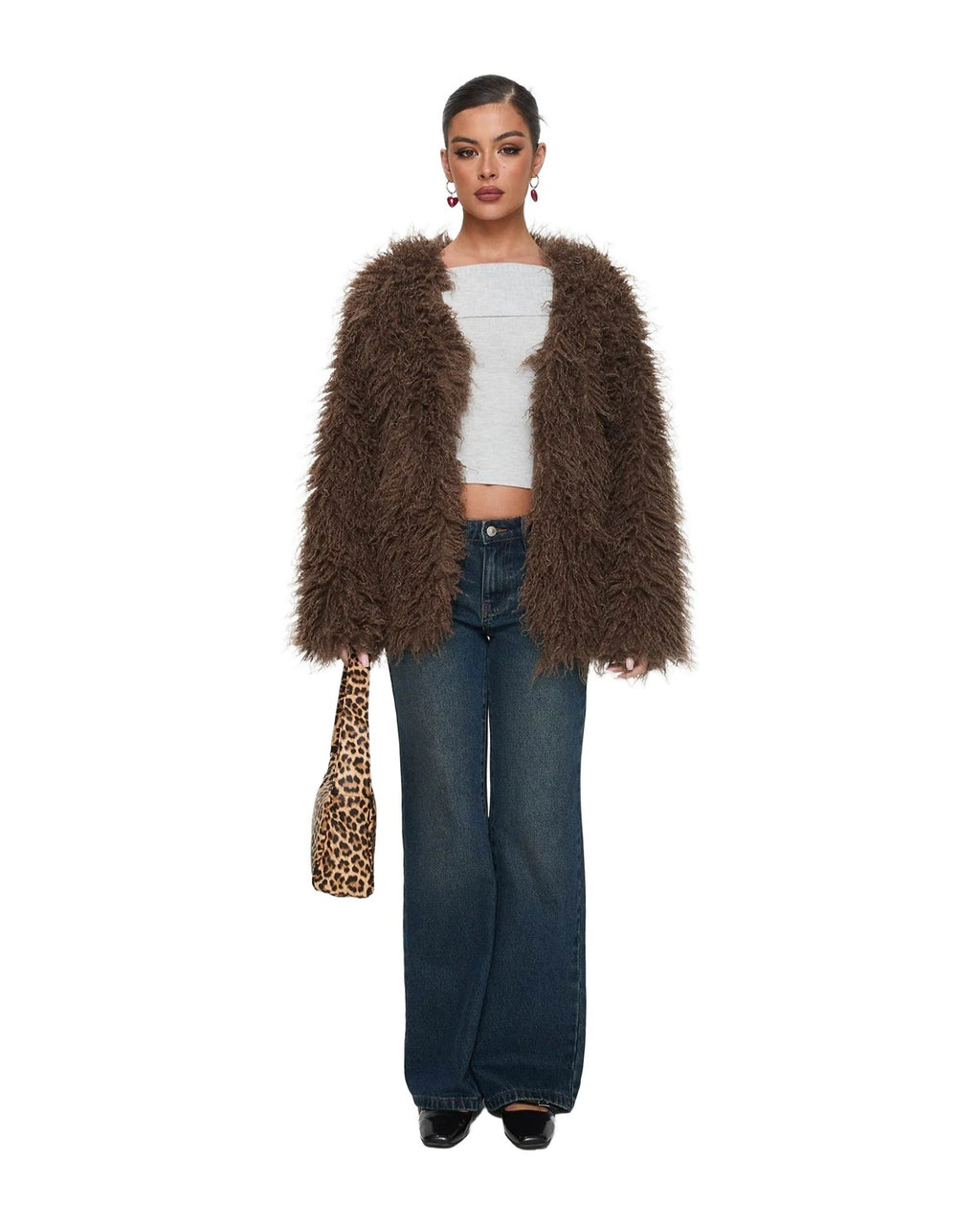 Coat Faux Fur Jacket photo 4
