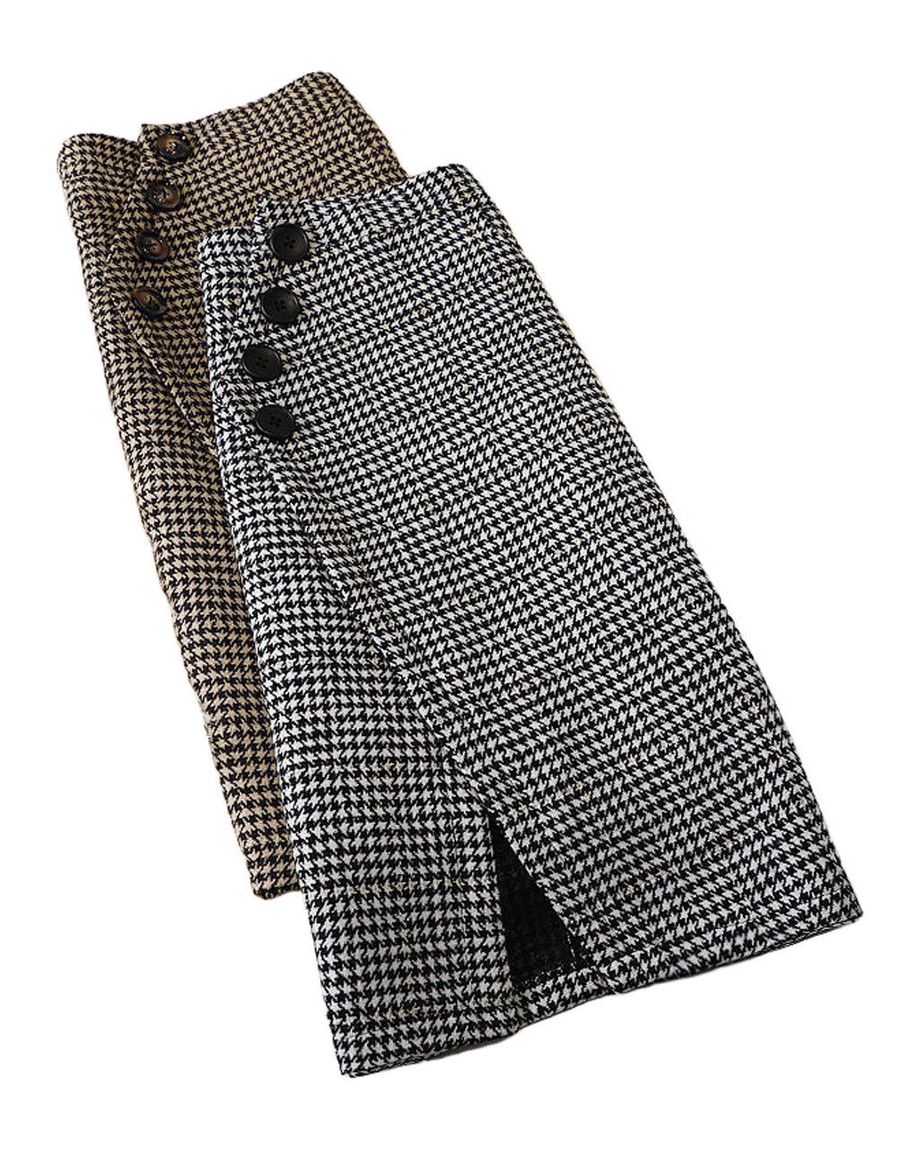 Houndstooth Midi Skirt photo 1