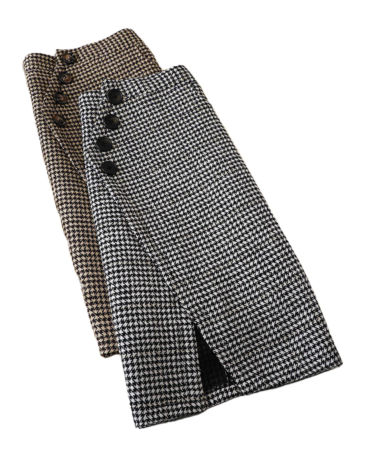 Houndstooth Midi Skirt photo 1