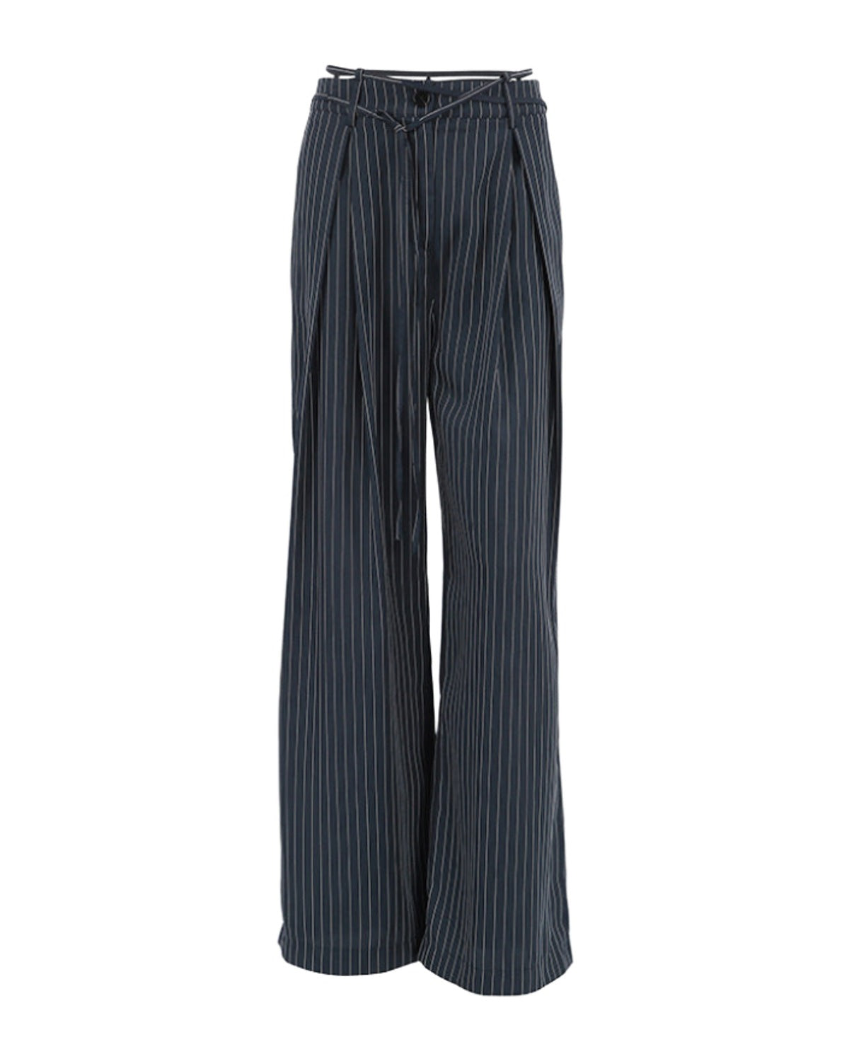 High Waist Striped Baggy Pants photo 1