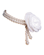 Pearl Necklace Evening Dress Accessories Flower Clavicle photo 2