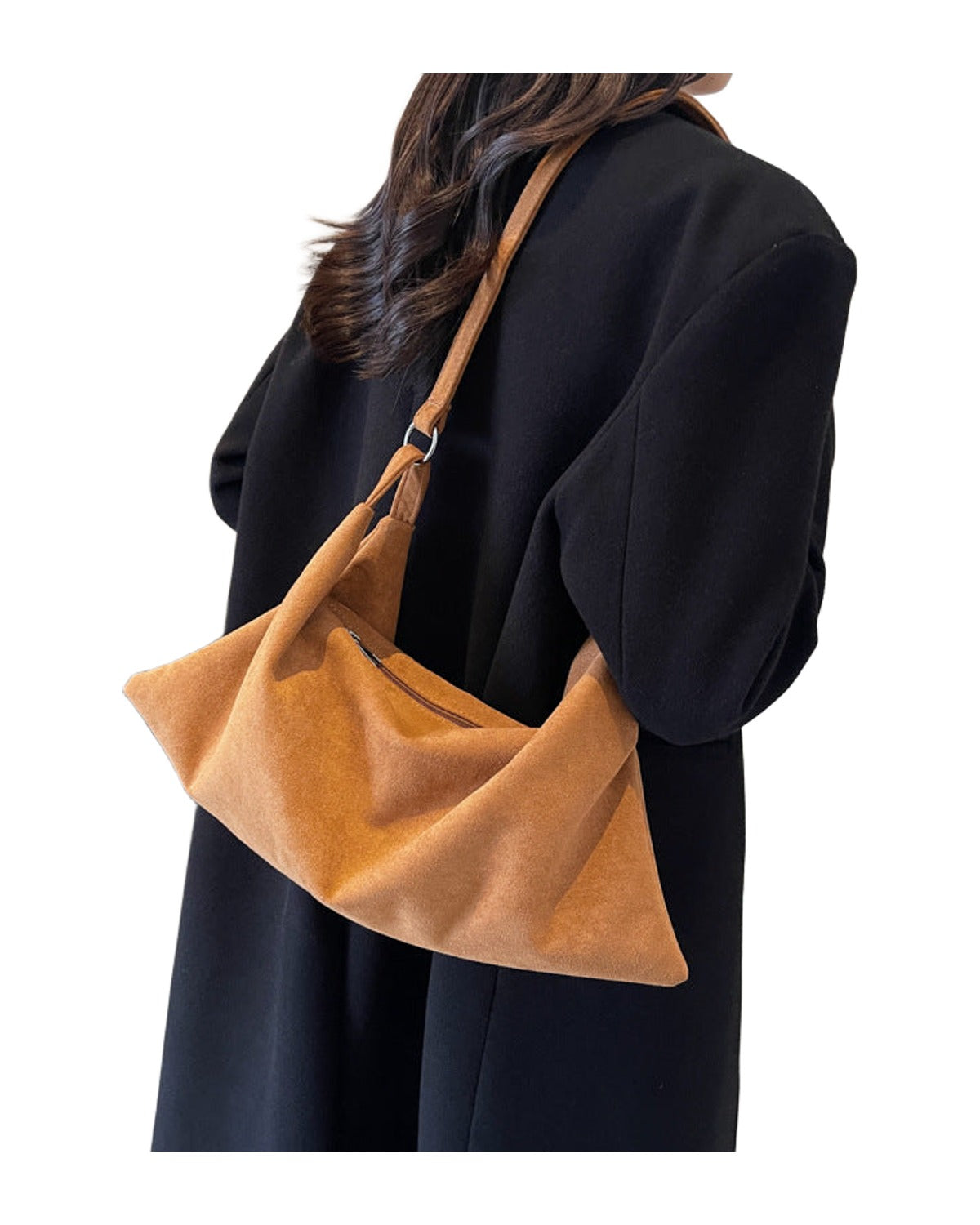 Pu Fabric Portable Shoulder Bag Versatile Simple Messenger photo 3