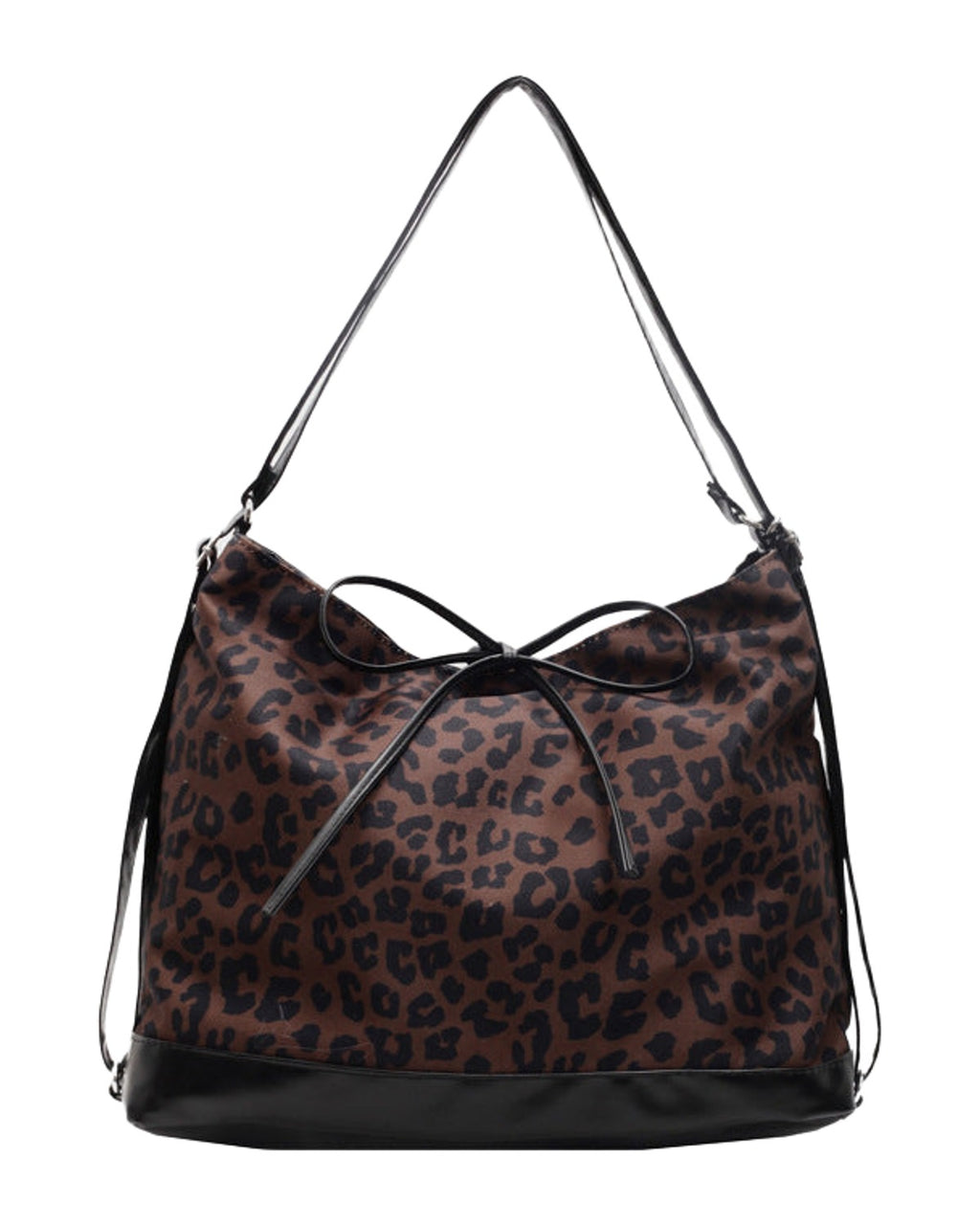 Leopard Print Large Capacity Backpack Three-purpose photo 1