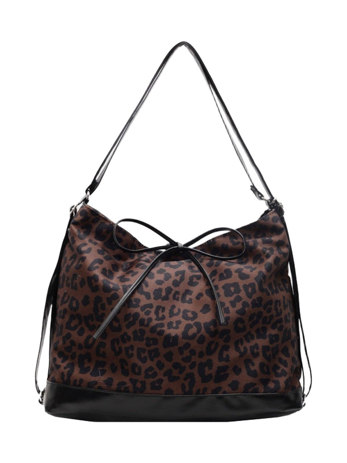 Leopard Print Large Capacity Backpack Three-purpose