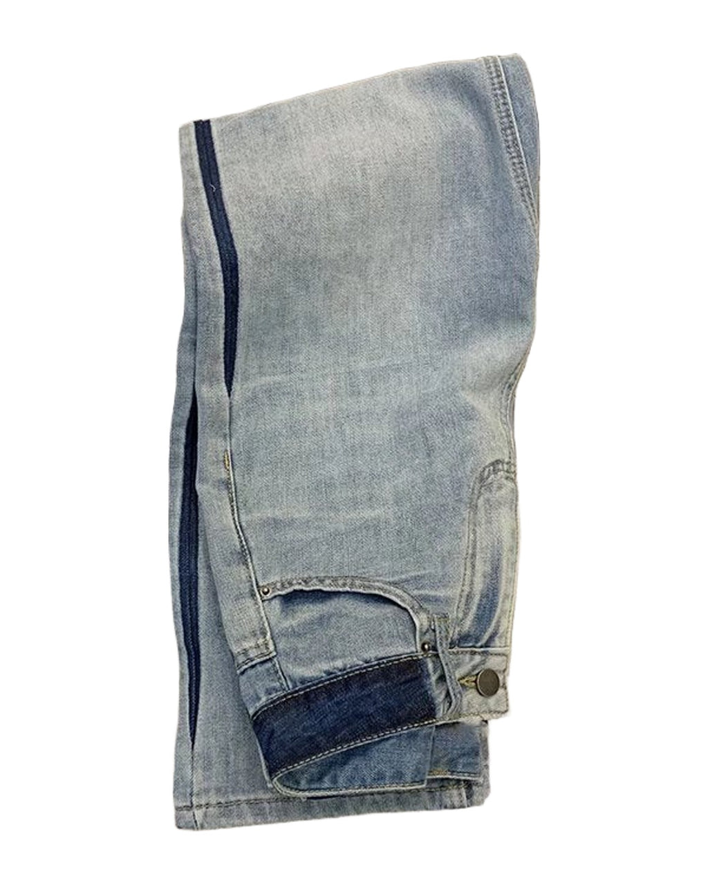 Contrast Wide Leg Jeans photo 3