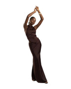 Solid Color Hollow-out Bodycon Maxi Skirt photo 8