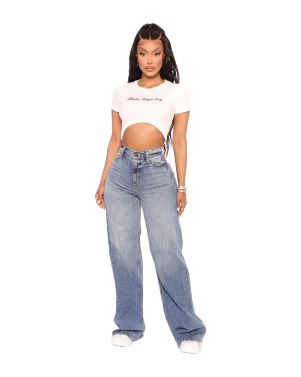 Casual Loose Wide-leg Jeans photo 6