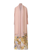 Printed Long Sleeve Scarf Cardigan Dress photo 5