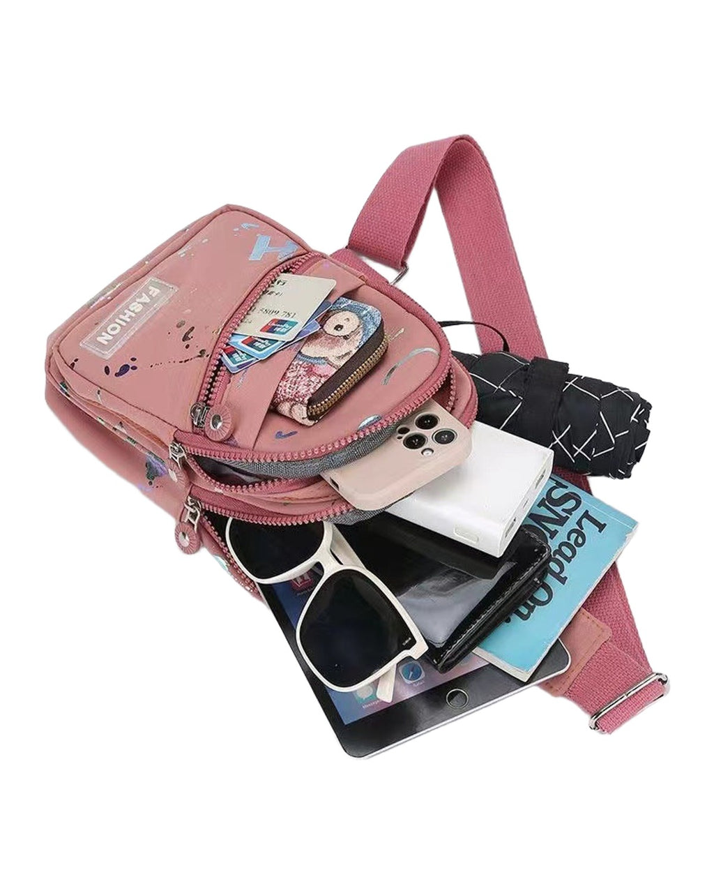 One-shoulder Crossbody Backpack Oxford Cloth Chest Bag photo 2