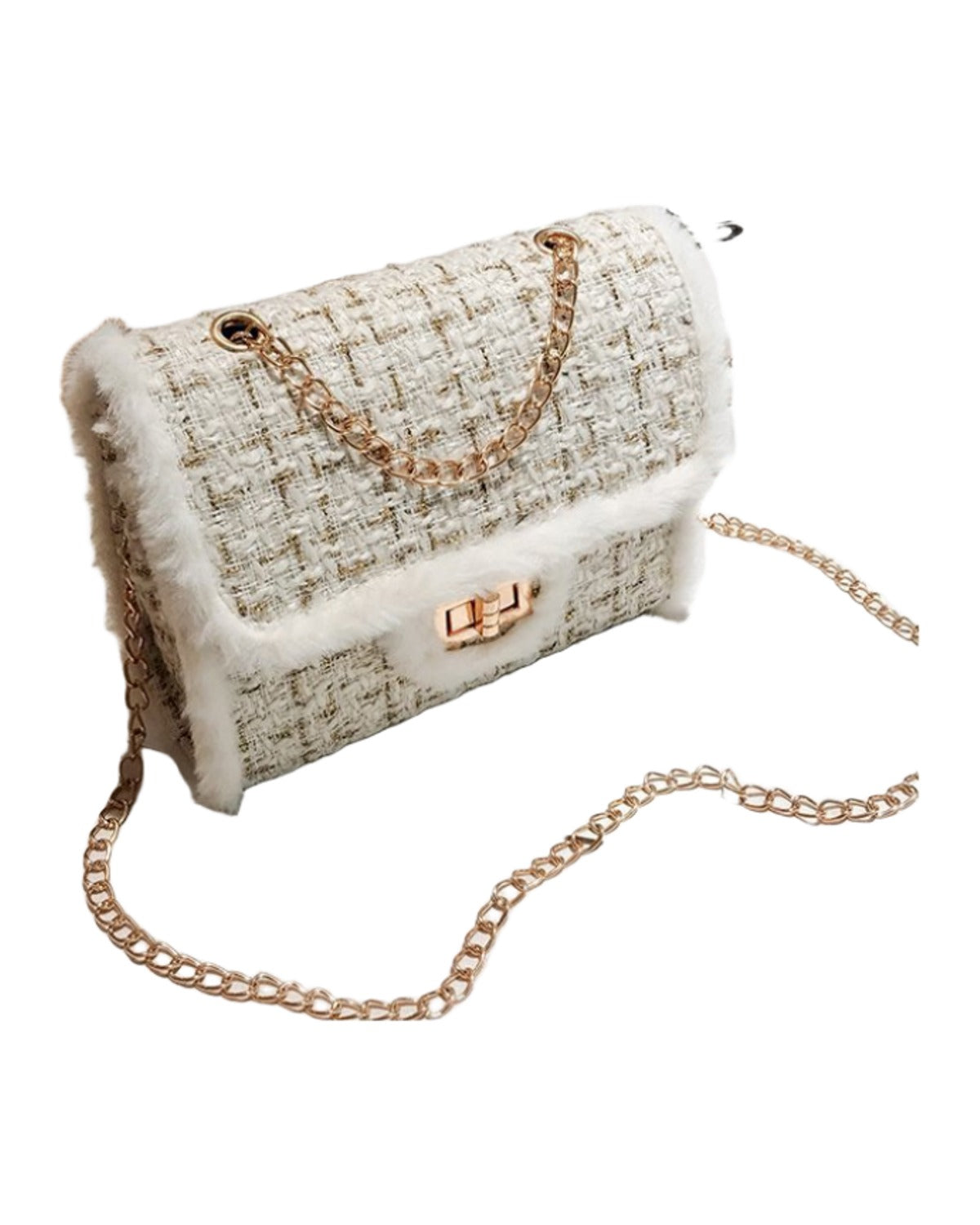 One Shoulder Printed Plaid Crossbody Bag photo 3