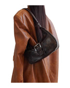 Retro Shoulder Bag Underarm Crescent Crossbody photo 1