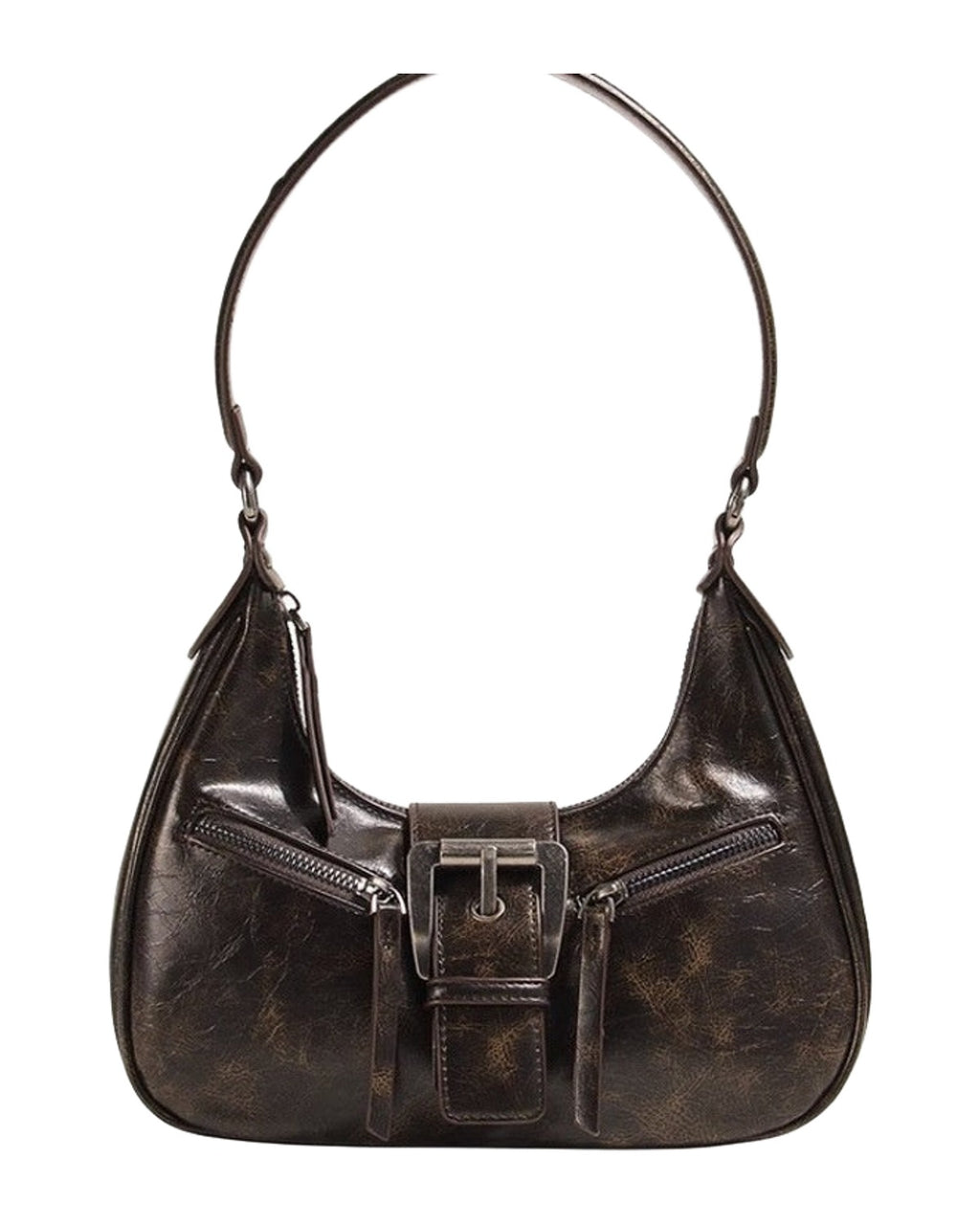 Retro Shoulder Bag Underarm Crescent Crossbody photo 2