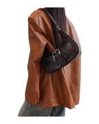 Retro Shoulder Bag Underarm Crescent Crossbody photo 5