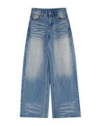 Retro High Waist Wide Leg Trousers photo 1