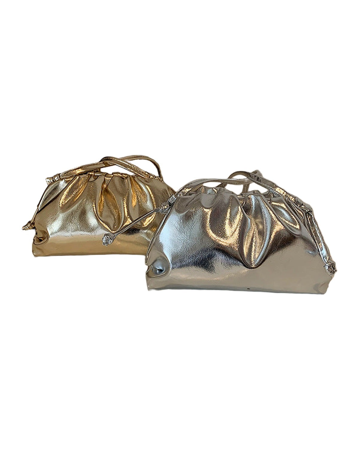 Advanced Texture Silver Dumpling Bag Shoulder photo 1