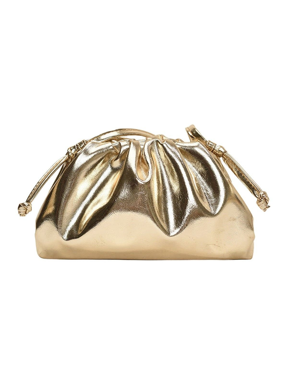 Advanced Texture Silver Dumpling Bag Shoulder