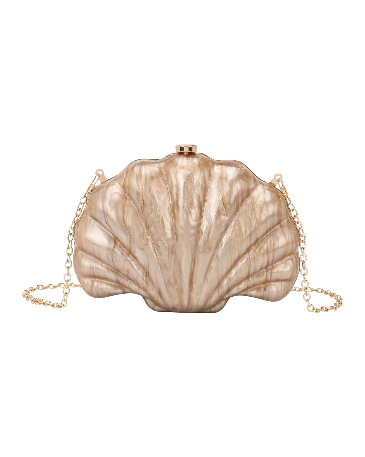 Shell Multicolor Chain Shoulder Messenger Bag photo 15