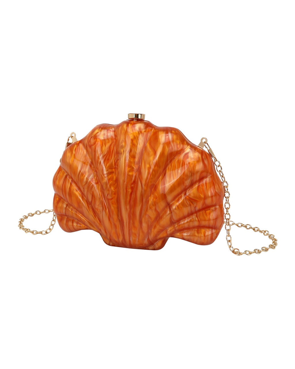 Shell Multicolor Chain Shoulder Messenger Bag photo 7