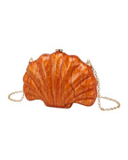 Shell Multicolor Chain Shoulder Messenger Bag photo 7