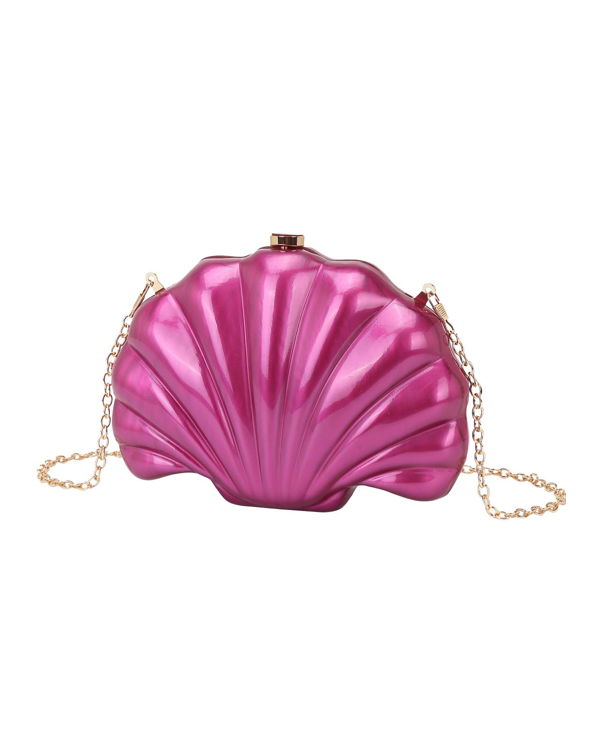 Shell Multicolor Chain Shoulder Messenger Bag photo 8
