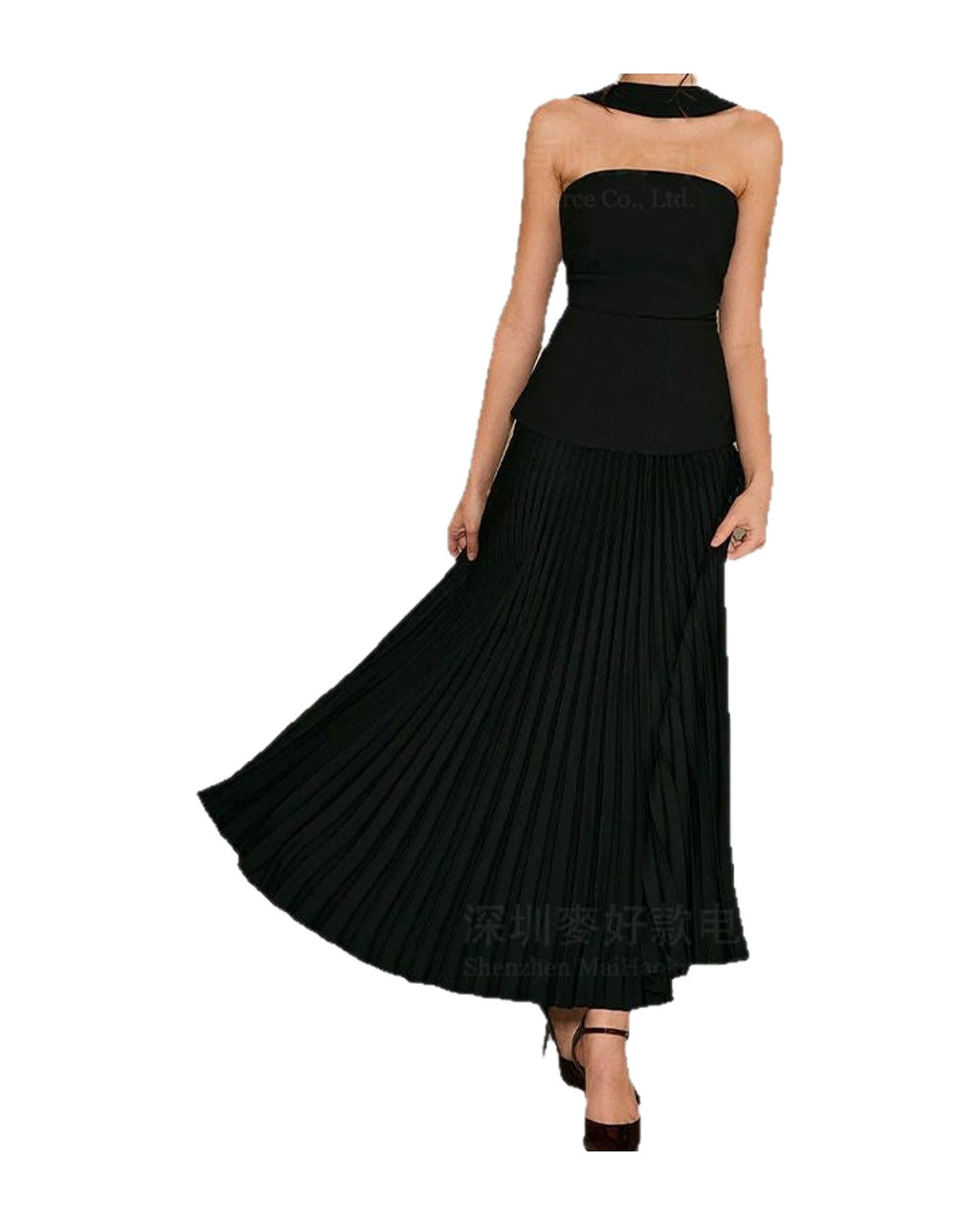 Sophisticated Slim Halter Dress photo 5