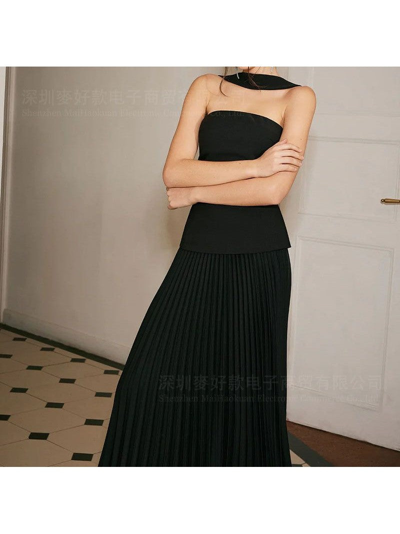 Sophisticated Slim Halter Dress