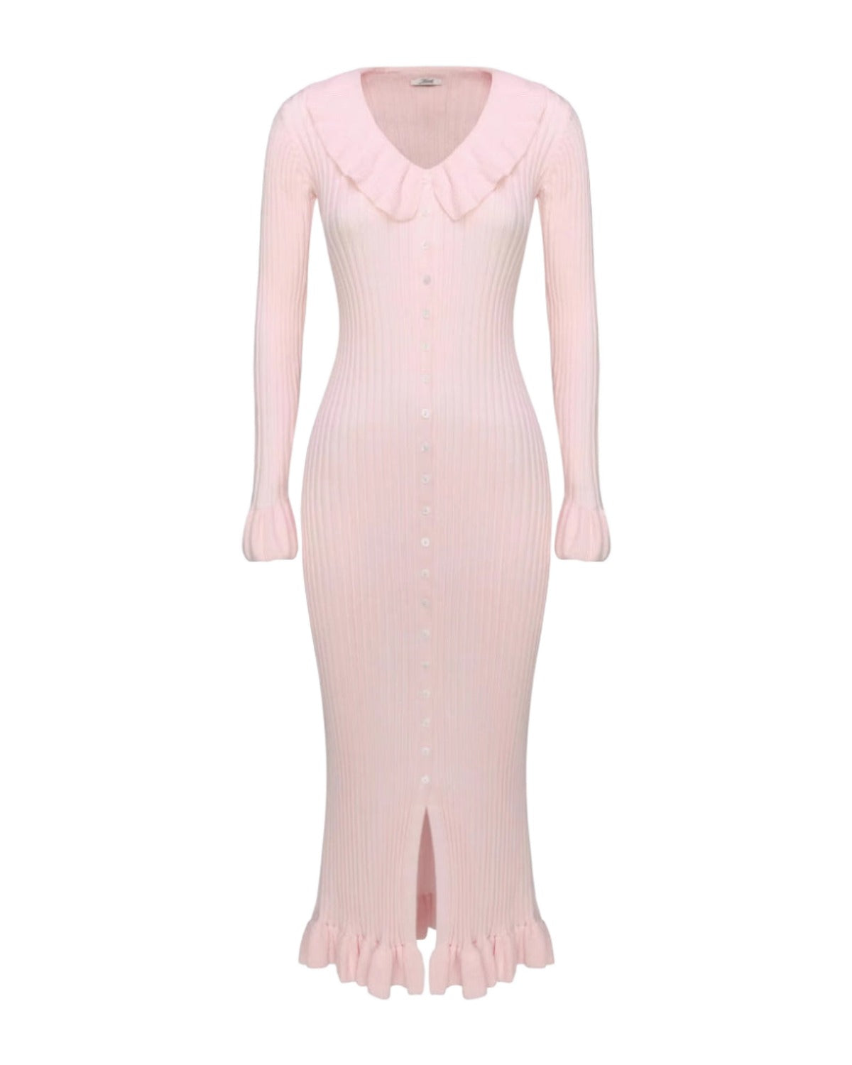 French Dress Sweet Ruffled Long Sleeve photo 7