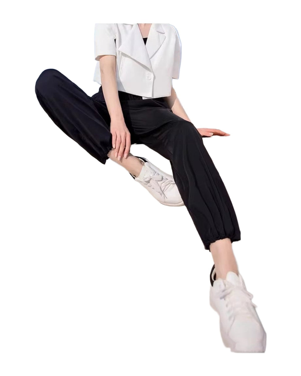 Sports Drape Baggy Pants Straight photo 2