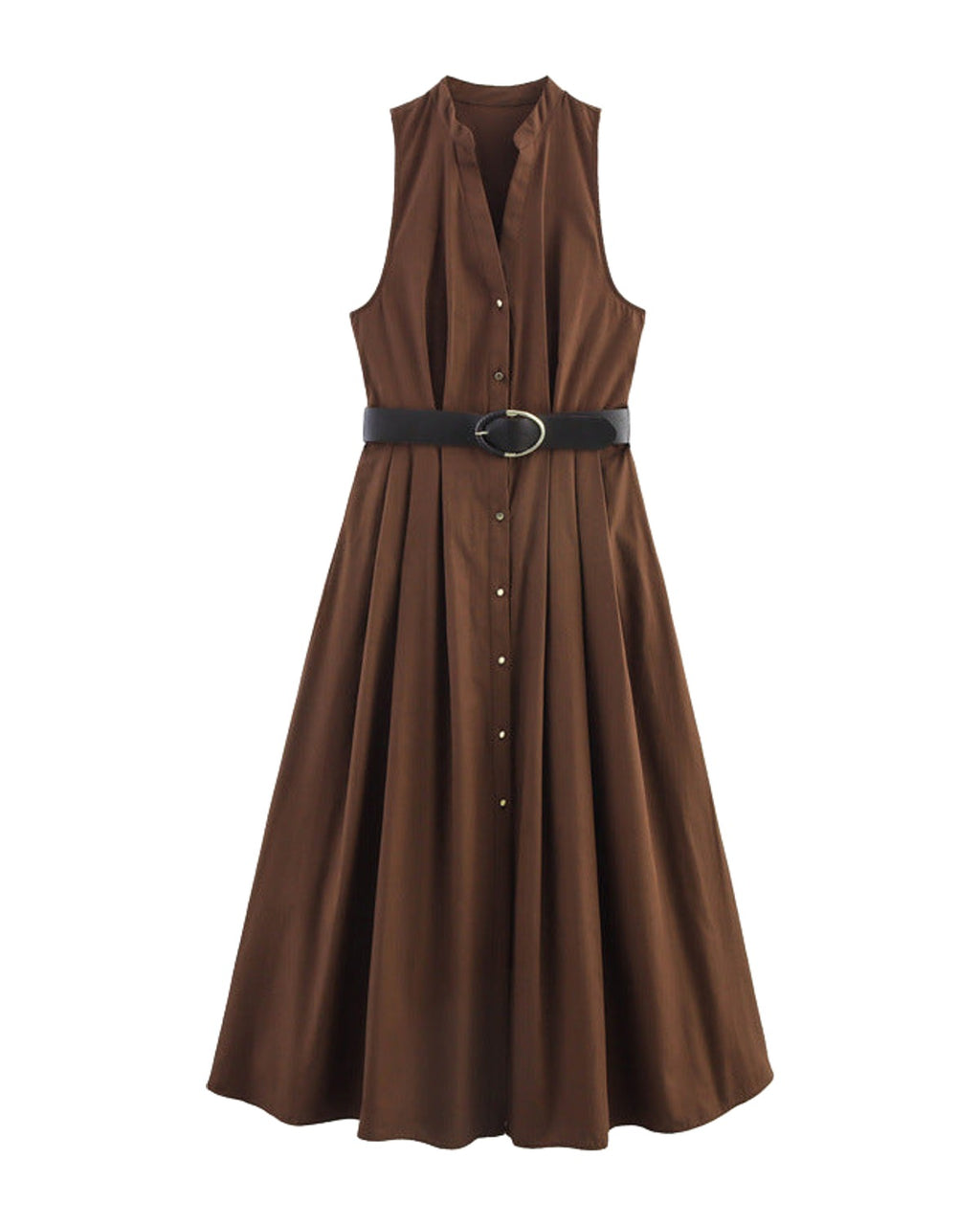 Belt Midi Skirt Dress photo 3