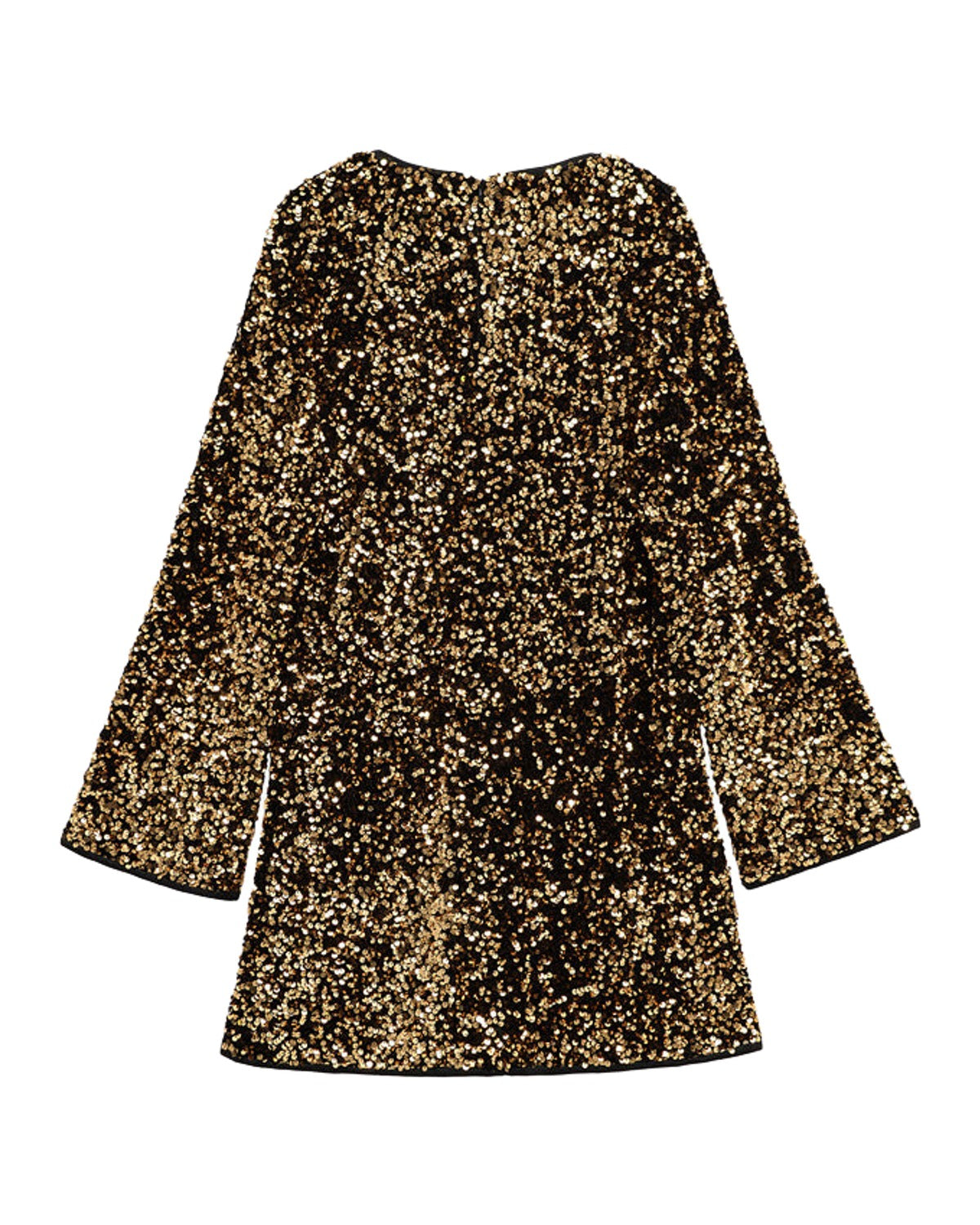 Long Sleeve Round Neck Sequins Dress photo 6