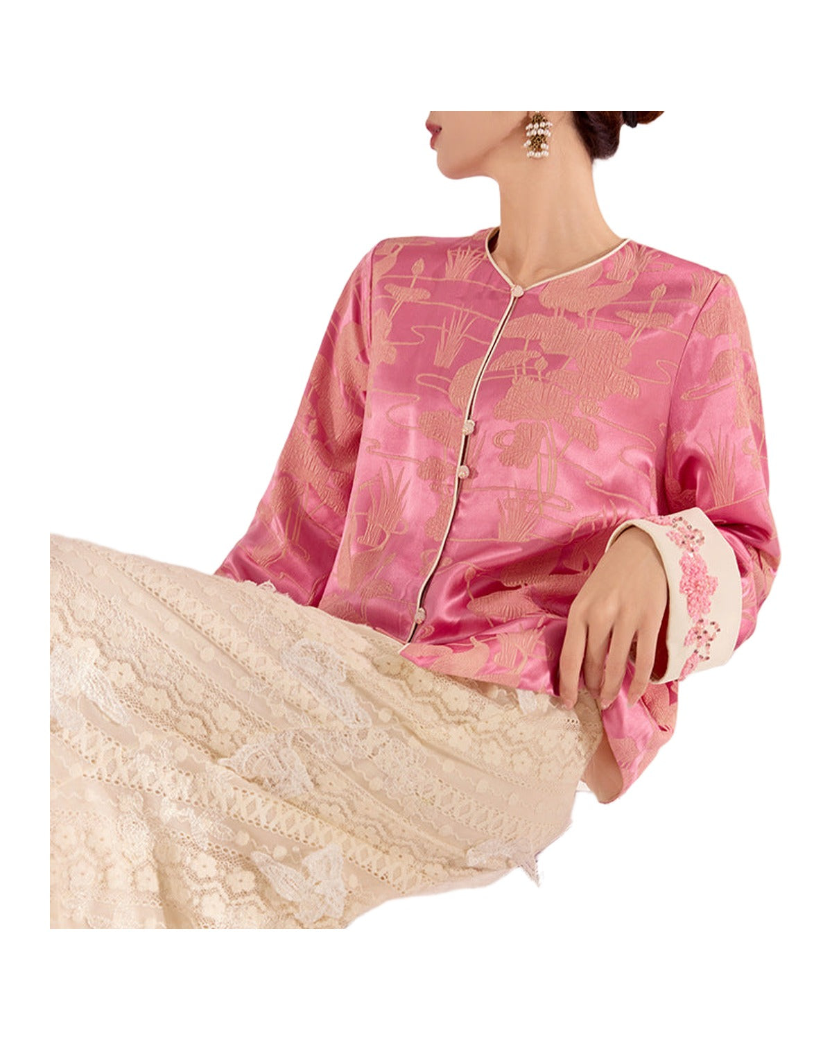 Chinese Retro Beaded Coat photo 5