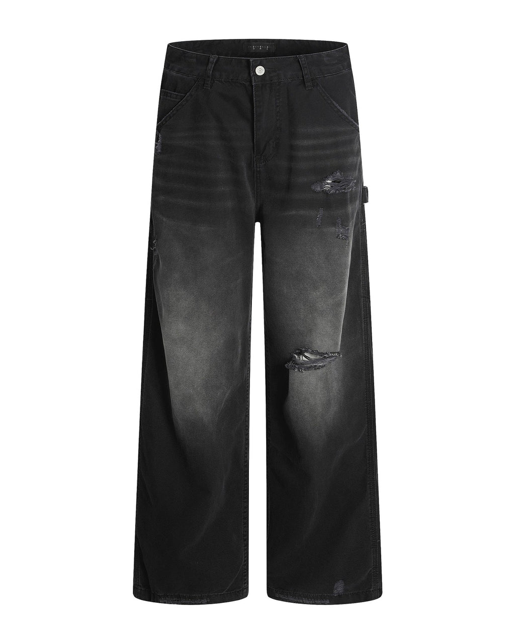American Retro Tattered Jeans photo 2