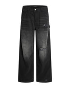 American Retro Tattered Jeans photo 2