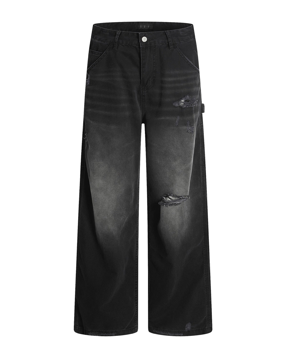 American Retro Tattered Jeans photo 2