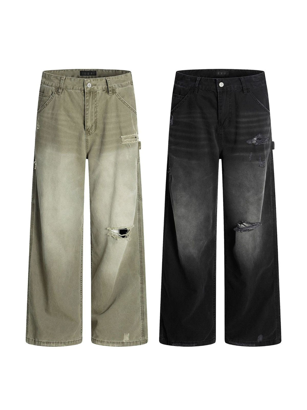 American Retro Tattered Jeans