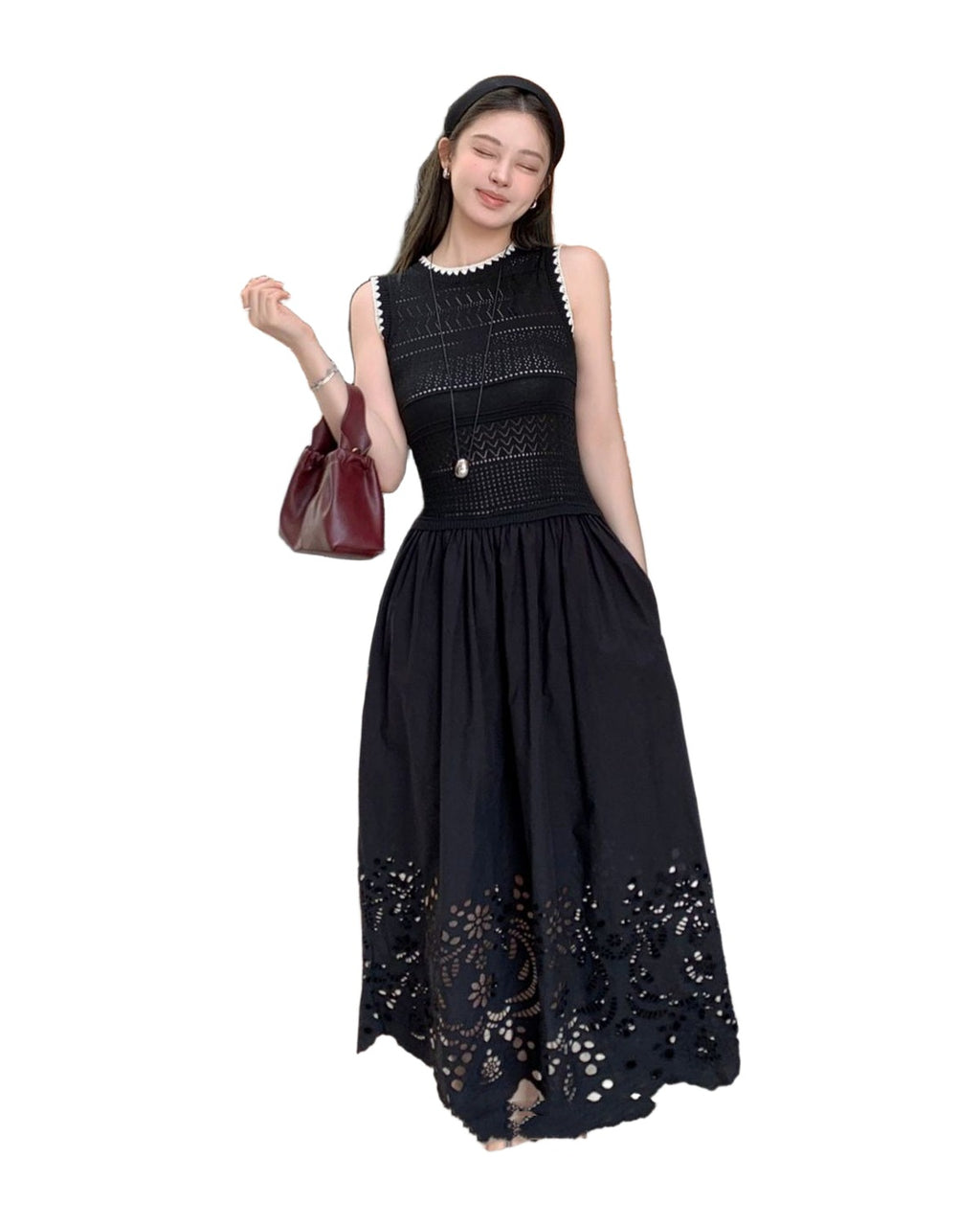 Knitted Ruffled Slim Dress photo 5