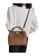 Large Capacity Simple Good Texture Commuter Messenger Bag photo 10