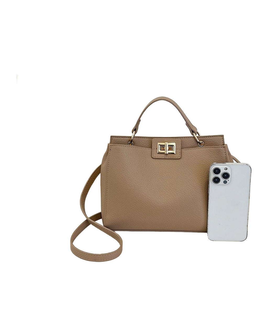 Large Capacity Simple Good Texture Commuter Messenger Bag photo 3