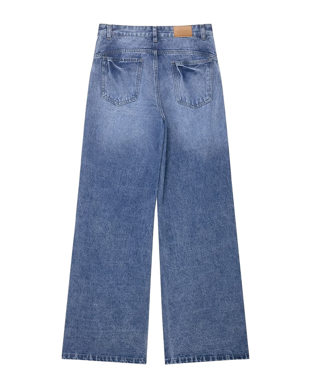 High Waist Baggy Straight Trousers Jeans photo 2