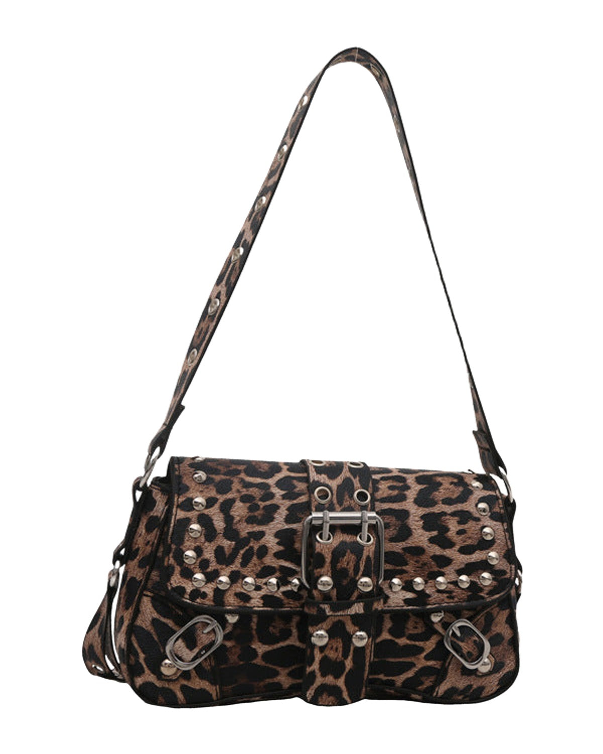 Leopard Print Shoulder Crossbody Bag photo 1